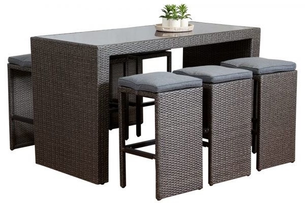 Pacific Bar Set inc Polyester Cushions 